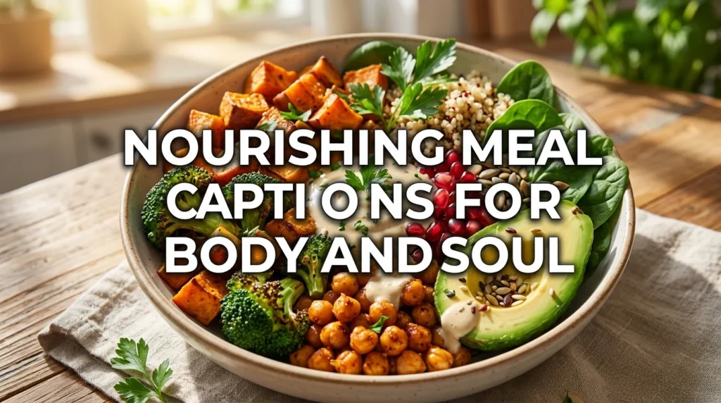 Nourishing Meal Captions For Body And Soul