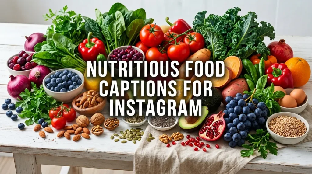 Nutritious Food Captions For Instagram
