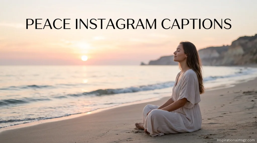 Peace Instagram Captions