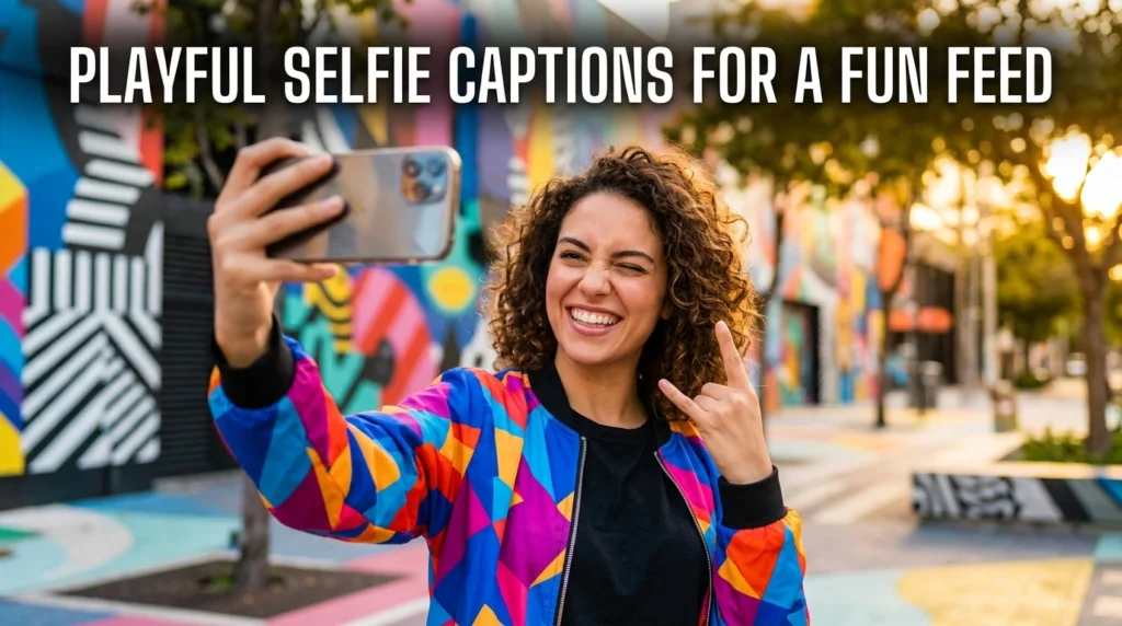 Playful Selfie Captions for a Fun Feed