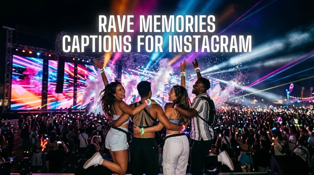 Rave Memories Captions for Instagram