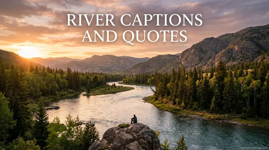 River Captions and Quotes