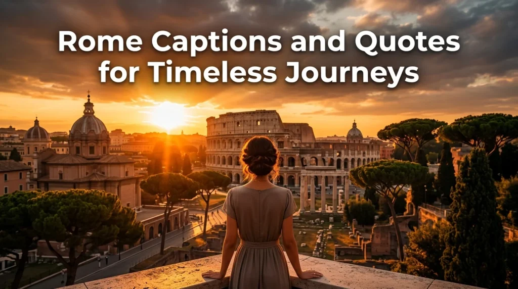 Rome Captions and Quotes for Timeless Journeys