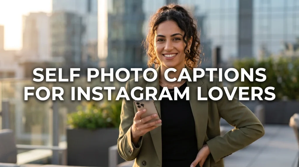 Self Photo Captions for Instagram Lovers