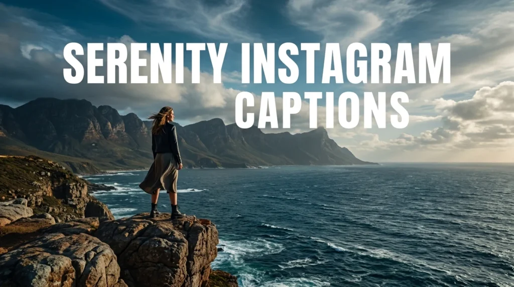 Serenity Instagram Captions