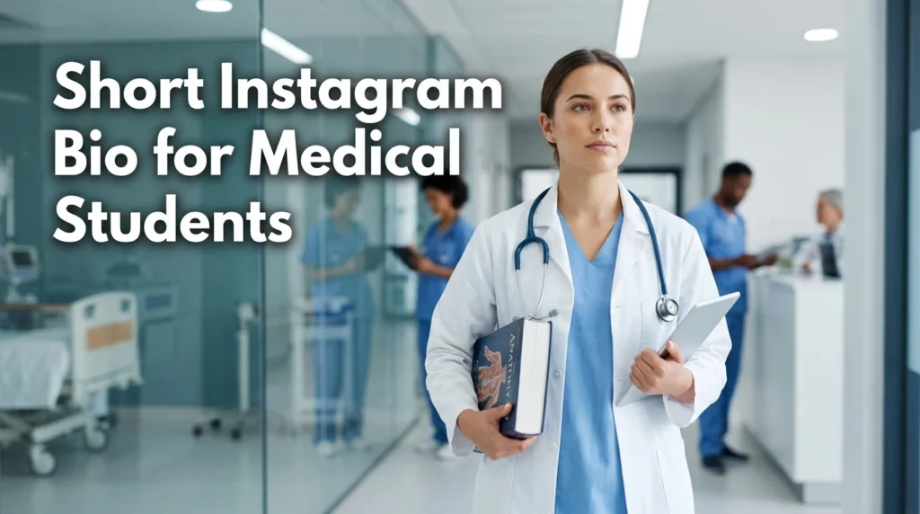 Short Instagram Bio for Medical Students