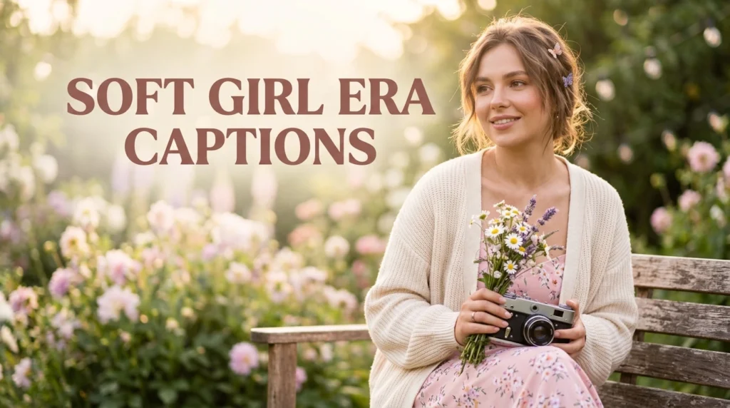 Soft Girl Era Captions