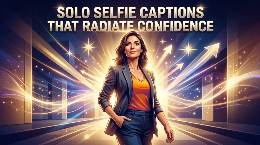 Solo Selfie Captions That Radiate Confidence