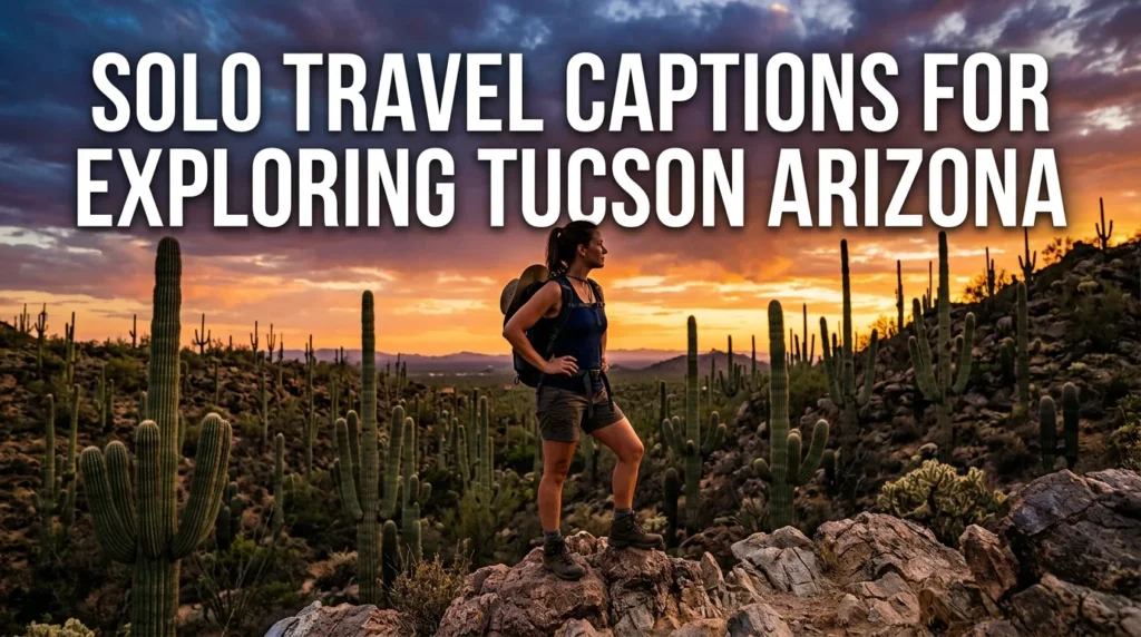 Solo Travel Captions For Exploring Tucson Arizona