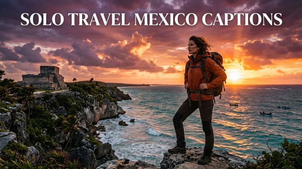 Solo Travel Mexico Captions