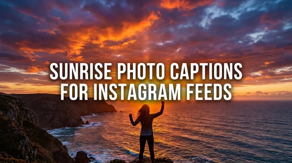 Sunrise Photo Captions for Instagram Feeds