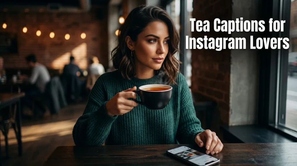 Tea Captions for Instagram Lovers