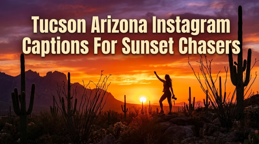 Tucson Arizona Instagram Captions For Sunset Chasers
