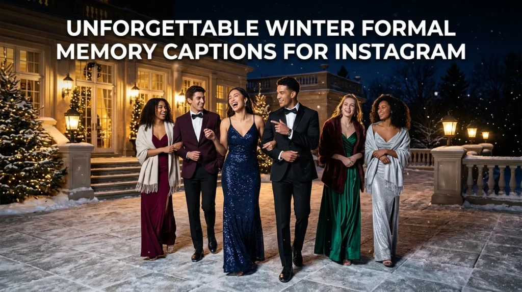 Unforgettable Winter Formal Memory Captions for Instagram