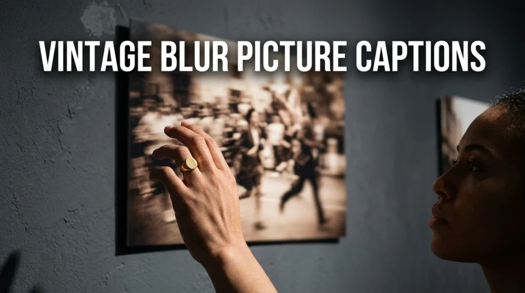 Vintage Blur Picture Captions