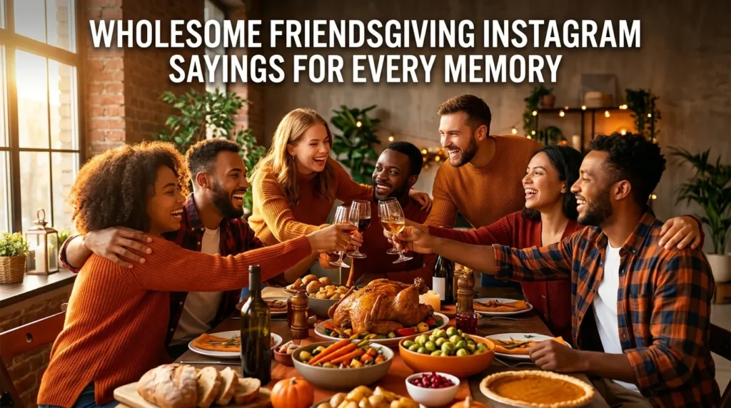Wholesome Friendsgiving Instagram Sayings for Every Memory