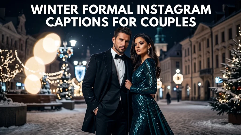 Winter Formal Instagram Captions for Couples