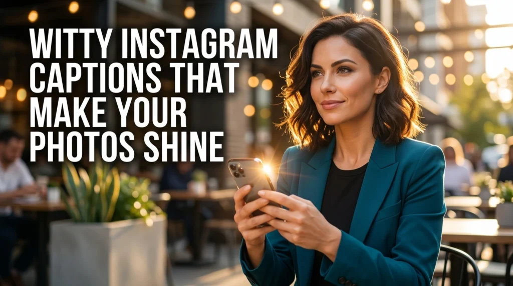 Witty Instagram Captions That Make Your Photos Shine