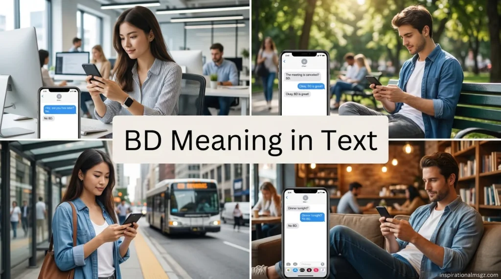 BD Meaning in Text