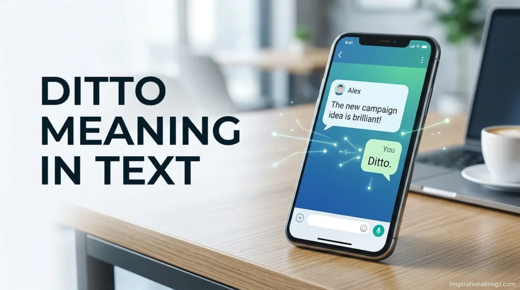 Ditto Meaning in Text
