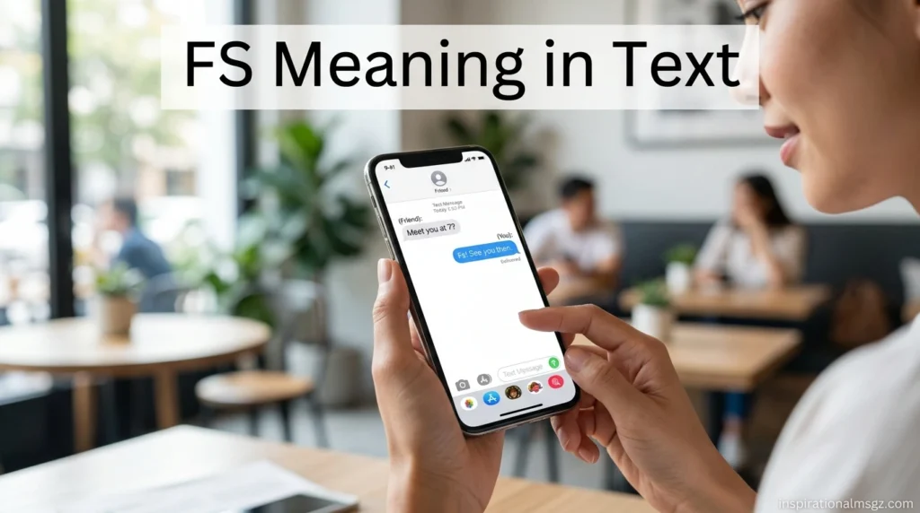 FS Meaning in Text