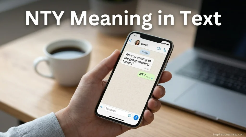 NTY Meaning in Text