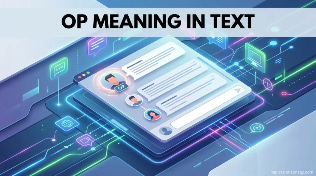 OP Meaning in Text