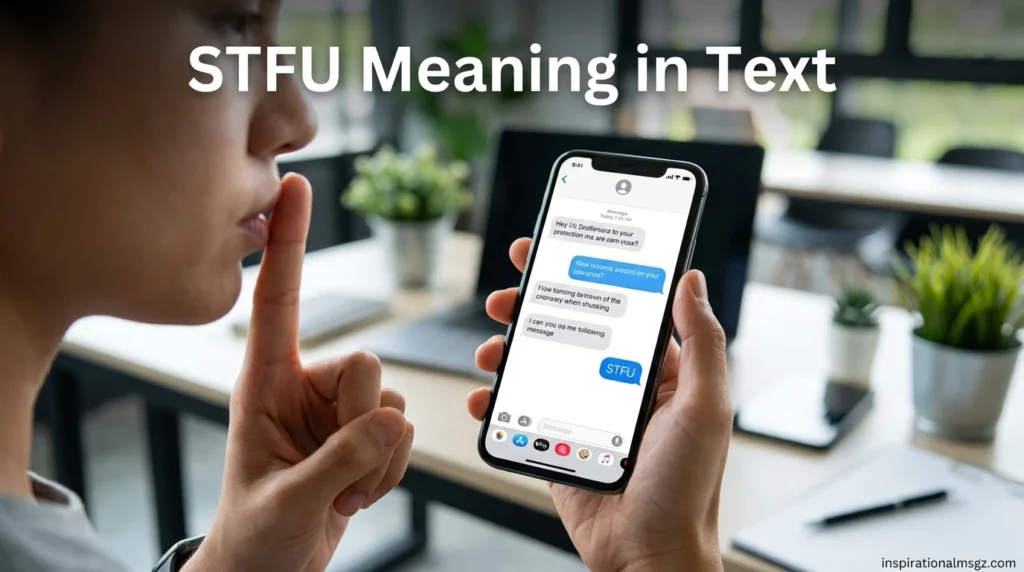 STFU Meaning in Text