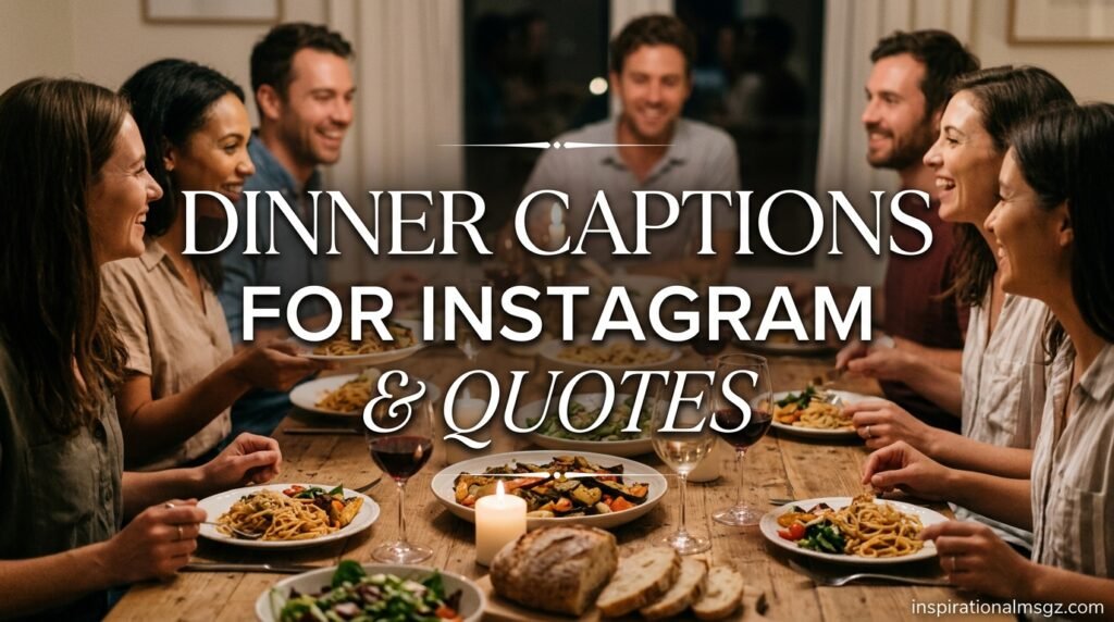 Dinner Captions For Instagram And Quotes