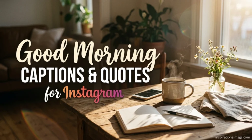 Good Morning Captions & Quotes for Instagram