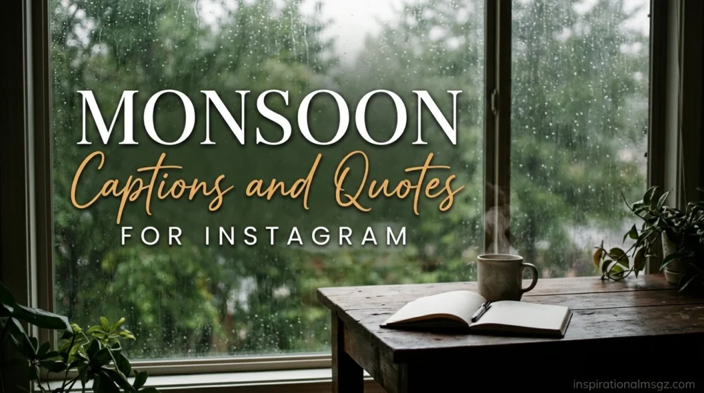 Monsoon Captions and Quotes for Instagram
